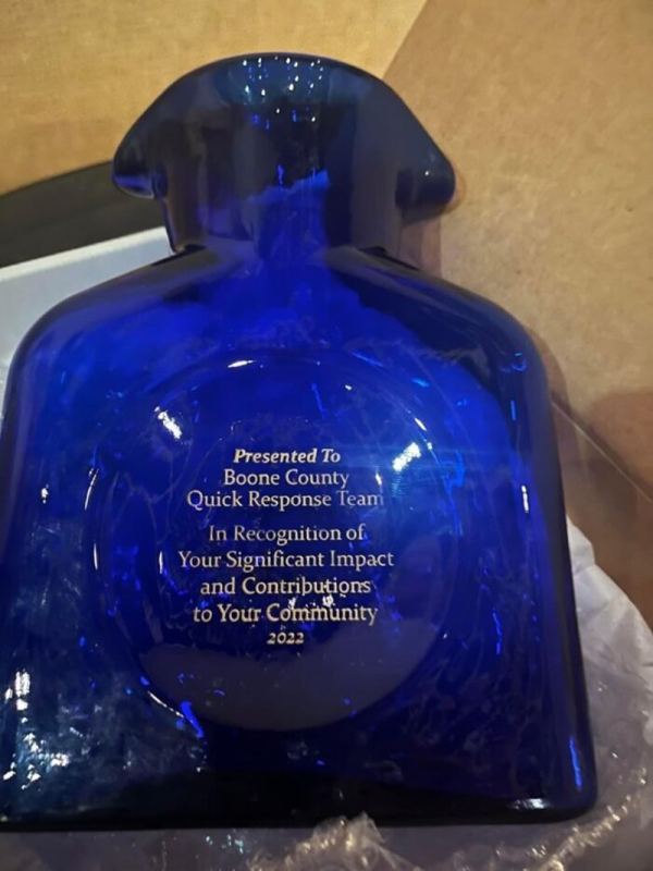 Boone County QRT wins the West Virginia Exemplary Program of the Year Award-2024-01-25